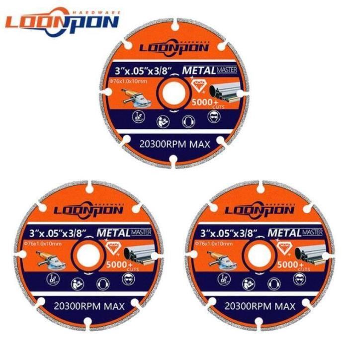 Lame De Scie Circulaire Diamant 4,5 Pouces - HIGHDRIL - Pour Carrelage, Marbre Et Plus !