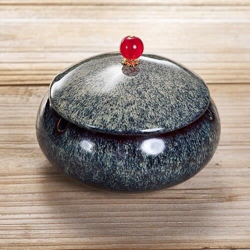 CENDRIER,C--Cendrier Marbré En Céramique, Accessoires Pour Fumer, Salon