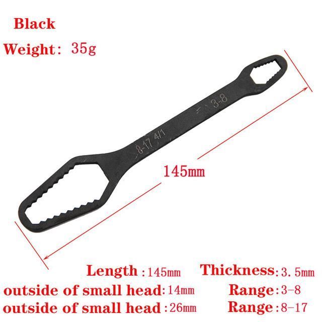 Utoolmart Clé à Cliquet Torx à Extrémité Ouverte Double Usage 11 Mm Longueur Totale 153 Mm CRV Surface Chromée Polie Outil De Réparation Pour Projets Avec Espaces Restreints 1 Pièce