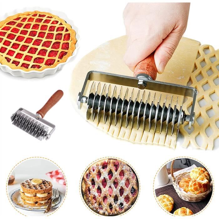 Grattoir/trancheuse En Acier Inoxydable Pour Pâte, Pizza, Pâtisserie - Neuf