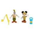 Figurines articulées Mickey Camping - MIA GIOIELLI - MCC043 - 2 accessoires - 7,5 cm - Jouet enfant 3 ans-1