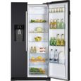 HAIER HRA-I2B - Réfrigérateur Américain - 540L (369+171) - Total No Frost - L90.8 x H179 cm - Noir-1
