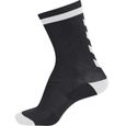 Chaussettes HUMMEL Elite Indoor Sock Low - Noir et Blanc-1