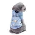 Blue-S -Manteau d'hiver coupe vent pour chien,veste chaude rembourrée pour petit chien,chiot,yorkshire,Chihuahua-1