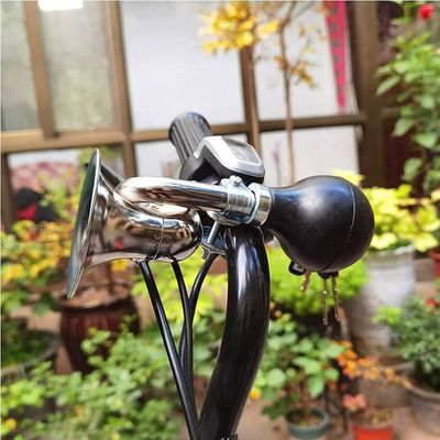 Sonnettes De Vélo Originales – Klaxon Trompette En Plastique, Son Fort, Fixation Rapide, 6 Couleurs, Pour Guidon