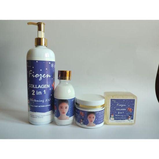 Pack 3 Savons + Sérum OHO Au Collagène – éclaircissant Pour Les Fesses, Sans Alcool