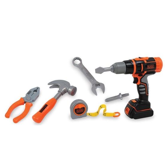 Smoby - Black+Decker - Caisse à Outils Tissu - Jouet Bricolage Enfant Smoby - Black+Decker - Caisse à Outils Tissu - Jouet Bricolage Enfant