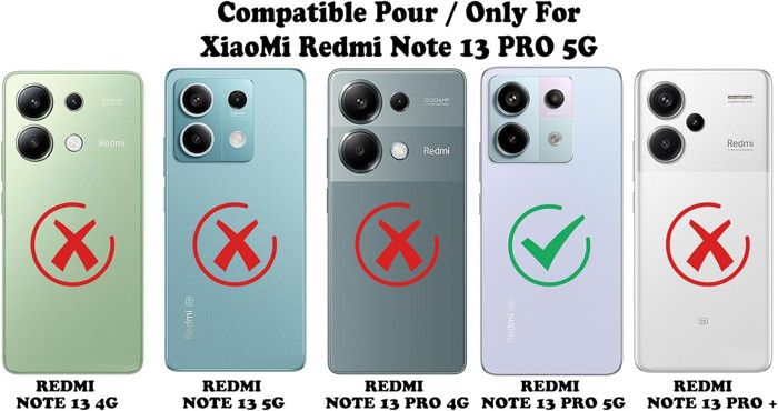 Coque Xiaomi Redmi Note 10 5G / Poco M3 Pro 5G,Portefeuille Cuir Pour (Redmi Note 10 5G (6.5