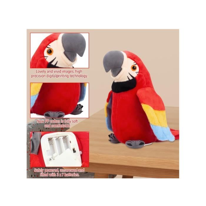 Porte-clés perroquet peluche WNF 10 cm