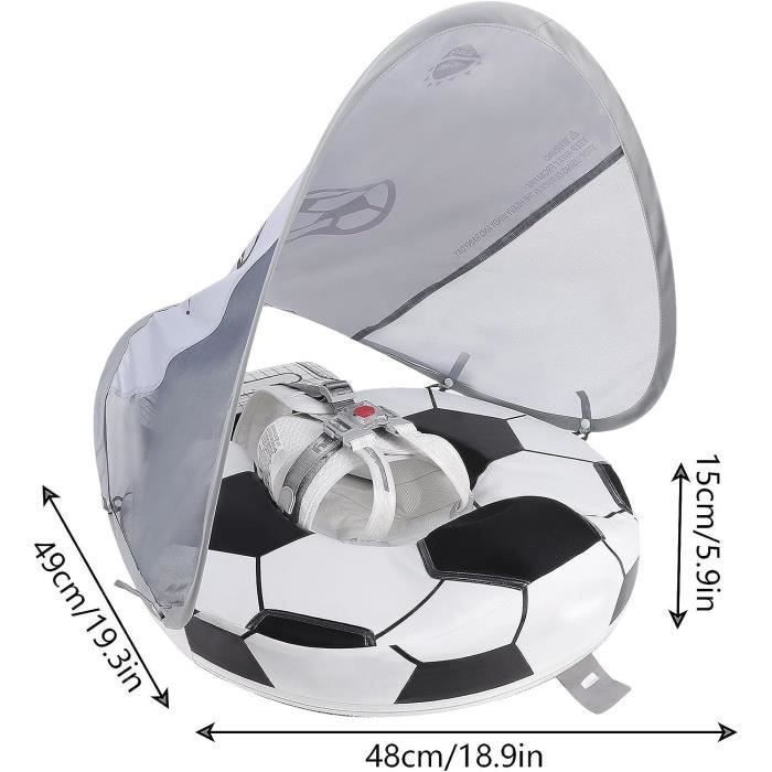 Flotteur Bébé Piscine Licorne avec Housse Anti-UV Amovible - Bouée