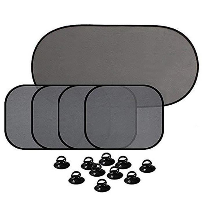 Pare-Soleil Voiture JAONLD - 4 Ventouses, Protection UV Et Chaleur, 79x50cm Pour Vitres Latérales/Arrière
