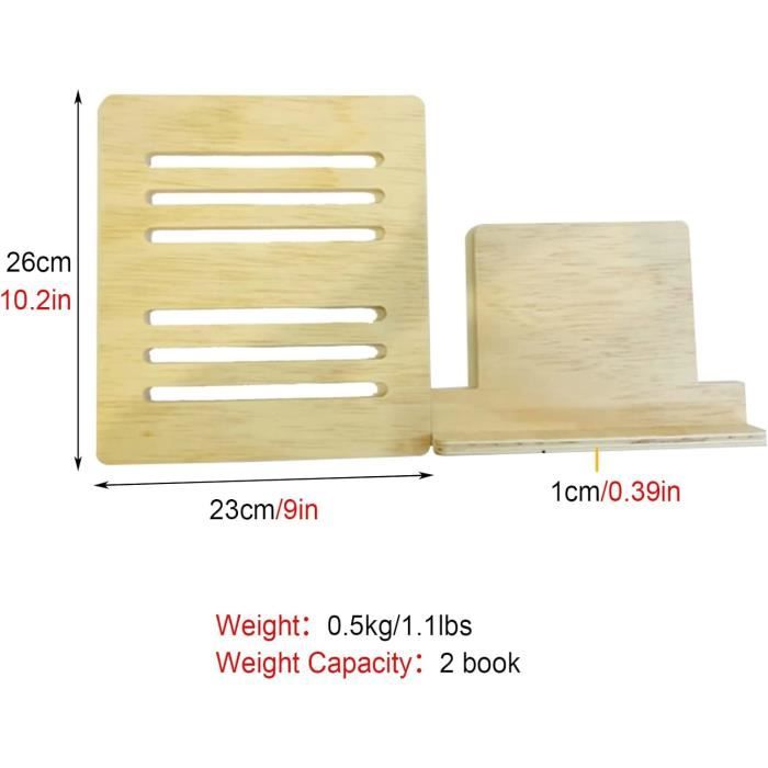Lot De 6 Supports En Bois Pour Dominos - Range Et Organise Tes Dominos Pendant La Partie - Dimensions 26 Cm