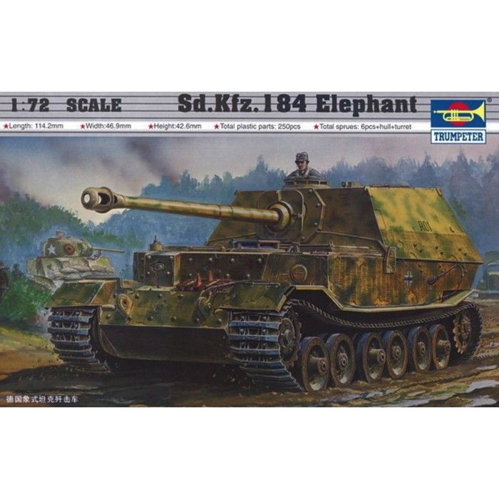 MAQUETTE ITALERI 7030 Jagdtiger Sd. Kfz 186 German Ww2 1/72 (250) EUR