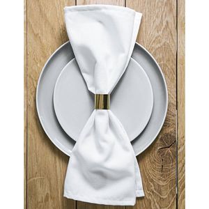 Lot De 8 Pinces à Serviette En Métal Argenté Avec Chaînette - Pour Dresser Une Belle Table !