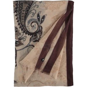 Lot De 2 Foulards Occasion - Taille 140x13 Cm, Marron Et Rouge