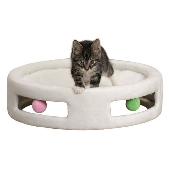 Trixie Hamac Rond O44x12cm Creme Pour Chat Cdiscount Animalerie