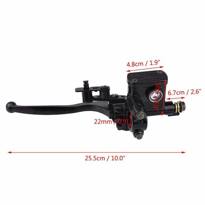 WOOSTAR Maître-Cylindre De Frein à Disque Avant – Haute Performance Pour Pit Bike, Dirt Bike, ATV Et Quad 110cc 125cc – Remplacement Fiable Et Robuste