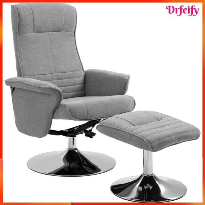 Fauteuil relax - AKOZON - 8878 - Inclinable 135° - Pivotant 360 ...