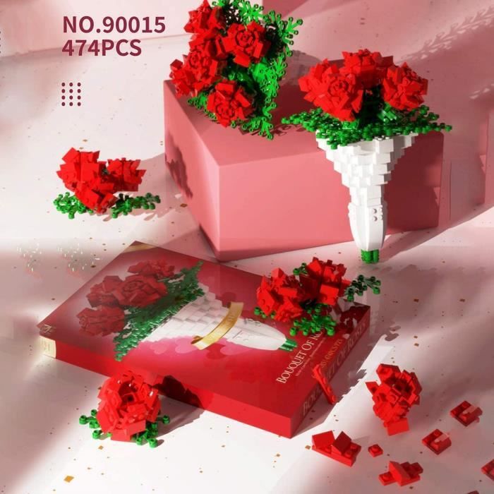 Saint-Valentin 2021 originale : des bouquets de fleurs en LEGO 