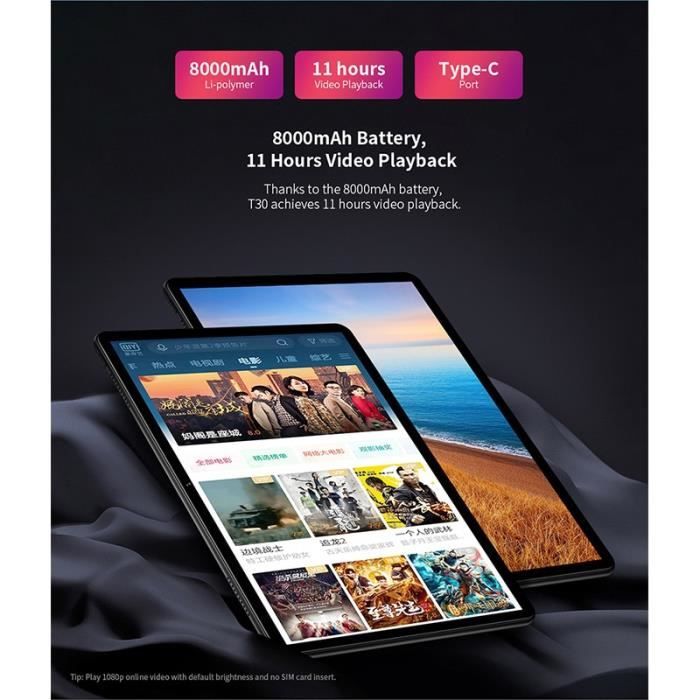 Teclast T30 Andriod 9.0 4G téléphone2