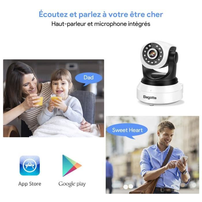 Cam ra IP WiFi Cam ra Surveillance WiFi Bagotte Cam ra de S curit