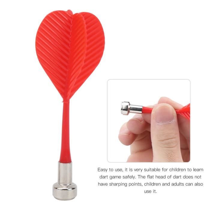 Cible de fléchettes agnétique double face enroulable avec 6 fléchettes Cible de fléchettes agnétique double face enroulable avec 6 fléchettes