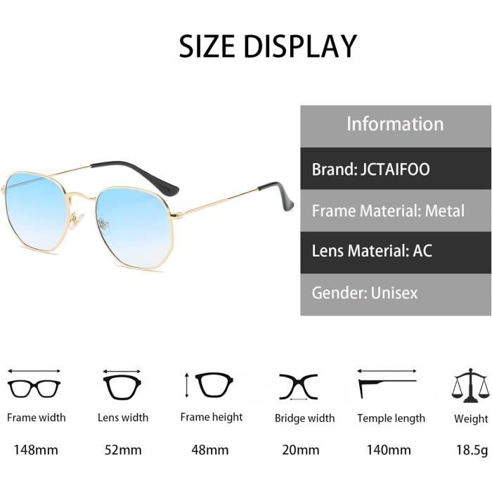Lunettes De Soleil Vintage Pour Femmes – Verres Transparents Tendance, UV400, Monture Légère, Unisexe