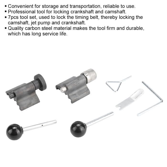 HURRISE kit d'outils de verrouillage de came Outil de Calage de Moteur  Diesel, Outil de Calage D'arbre à Cames de auto outillage