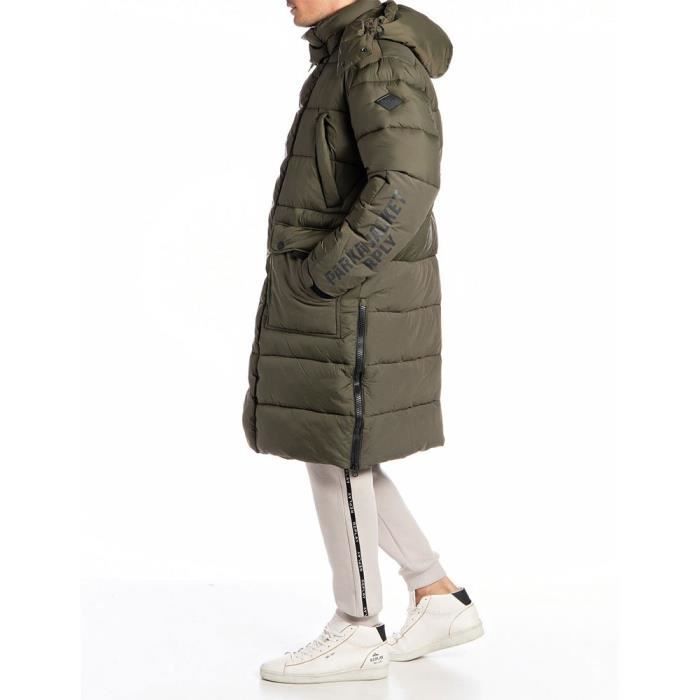 REPLAY M8272 Manteau Alternatif Long 950 Militaire XL Homme Military Cdiscount Pret a Porter