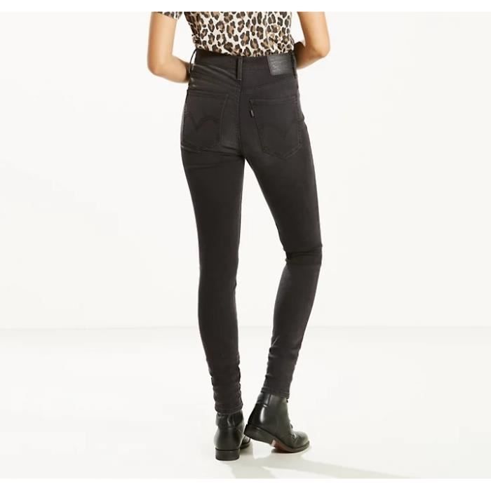 Jean levis mile 2025 high super skinny noir