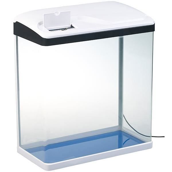RR-YRN Kit De Mini Aquarium (avec Lumières, Pompe À Eau Et Filtre
