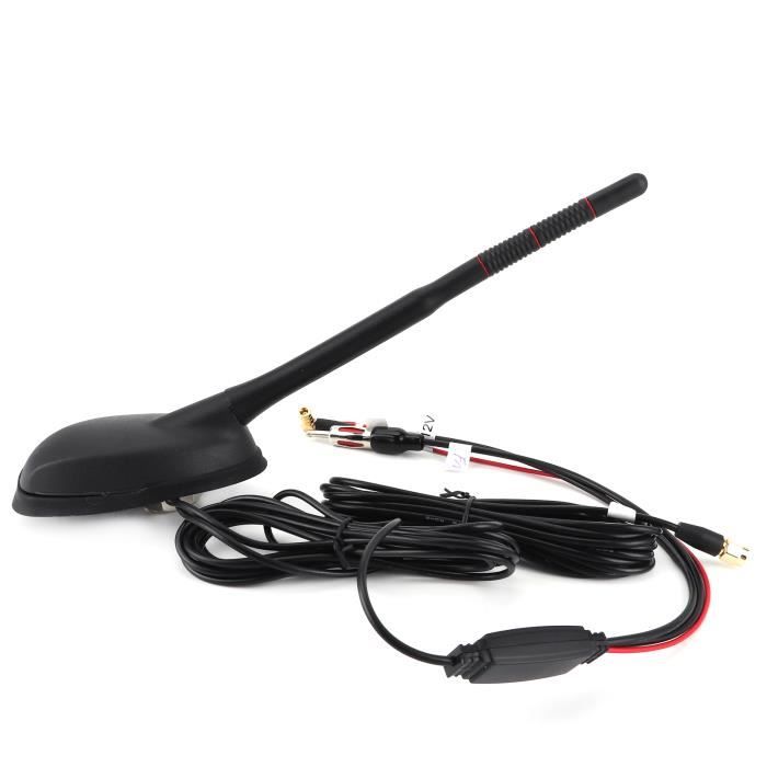 TMISHION antenne d'autoradio Antenne de voiture DAB + GPS + FM support de  toit supérieur amplifié actif étanche à la poussière - Cdiscount Auto