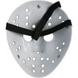 Masque de Jason Cosplay Halloween Costume Masque Soutenir Horreur Le hockey (adulte, noir)[462]-3