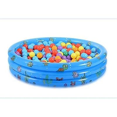Pataugeoire pour enfants, piscine gonflable pour bébé, pataugeoire à 3 anneaux avec sol à bulles Pataugeoire pour enfants, piscine gonflable pour bébé, pataugeoire à 3 anneaux avec sol à bulles
