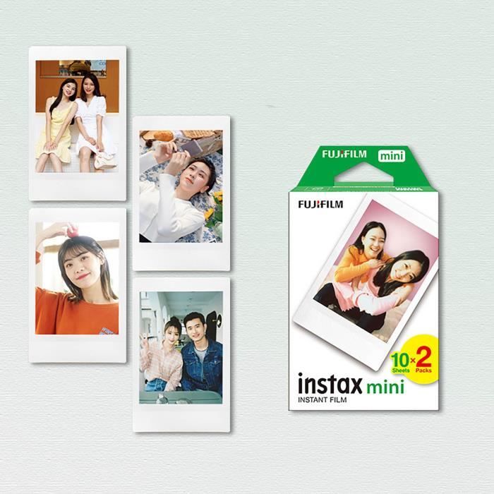 49.39€ Fuji Instax Mini Films Blancs 40 feuilles Papier Photo