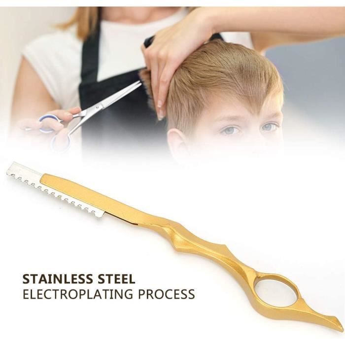 Ciseaux Effileur/ Désépaississant Pour Cheveux - Inox 17 Cm, Pour Tous Types De Cheveux - Neuf