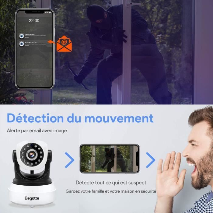 Ip top camera bagotte