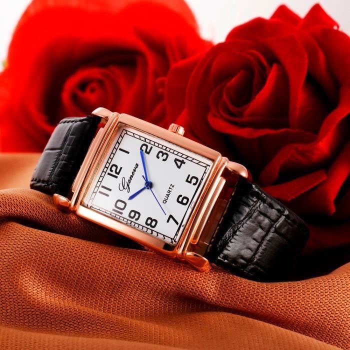 Montre vintage rectangulaire shop