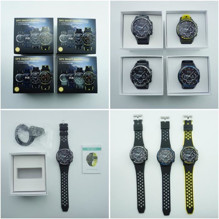 Montre connect e LEMFO M7S GPS montre intelligente hommes avec