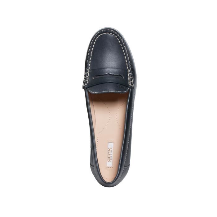 GEOX Mocassin Bleu Marine ARETHEA Femme Achat Vente Mocassin Bleu Marine Femme pas cher Cdiscount