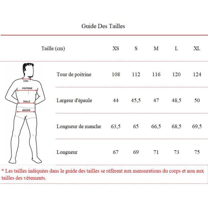 Taille 44 sales veste homme correspondance