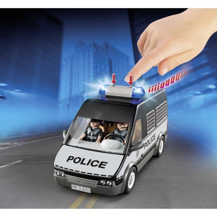 Camion des policiers d'élite sirène Playmobil City Action 9360 - La Grande Récré Camion des policiers d'élite sirène Playmobil City Action 9360 - La Grande Récré