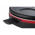BRANDT Crêpière 1350 watts 38 cm de diamètre 2 plaques thermostat réglable CR1350 noire/rouge-4