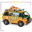 Véhicule miniature - TMNT - Les Tortues Ninja - Camion de combats, Lance pizza motorisé-5