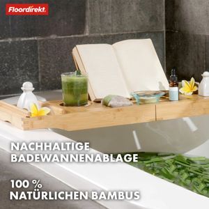 Pont De Baignoire En Bambou Tendance - Planche Stable Et Élégante Pour Salle De Bain