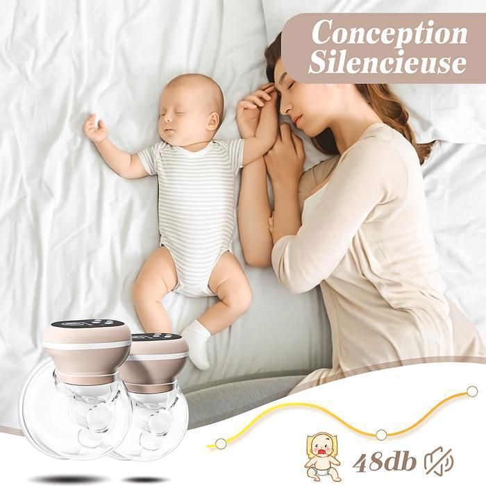 Tire-lait électrique Double Anluomania - 3 Modes 9 Niveaux - Portable 180ml Pompe Allaitement Anluomania