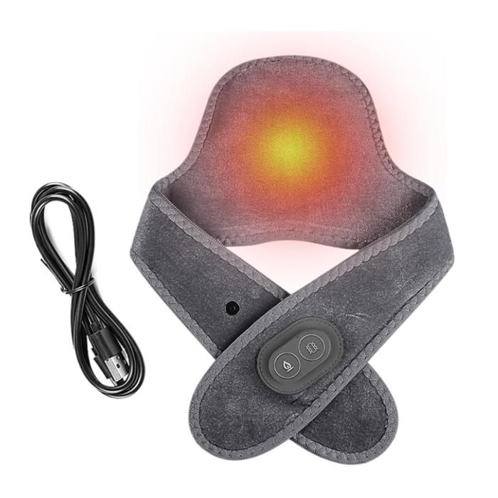 Écharpe Chauffante,Massage Par Vibration 3 Niveaux - Écharpe