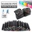 168 Couleurs Marqueurs Stylo Marqueur Huileux A L Alcool Double Pointe Marker Pour La Croquis Dessins Animes Peinture Esquisse Achat Vente Marqueur Marqueurs 168 Couleurs Stylo Cdiscount