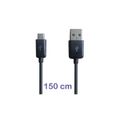 Câble 1,5M Charge et Data noir USB Micro-USB Samsung pour S5611-0