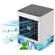 Climatiseur Portable, 600ML Climatiseur Mobile, Refroidisseur D'Air 3 En 1, Humidificateur et Purificateur avec 3 Vitesses, Ve[76]